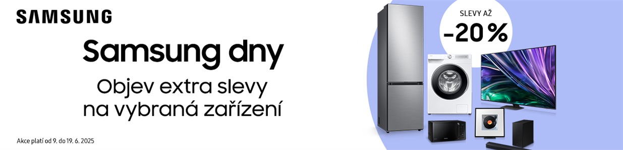 pračka, lednice, televize Samsung